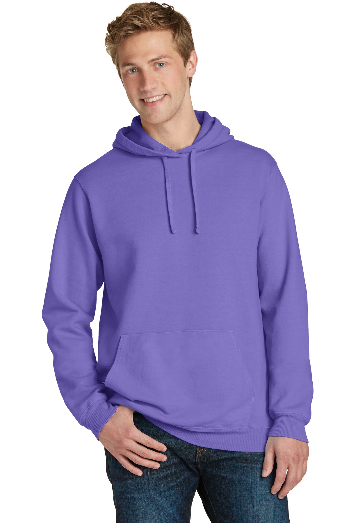 Port & Company Beach Wash Garment-Dyed Pullover Hooded...