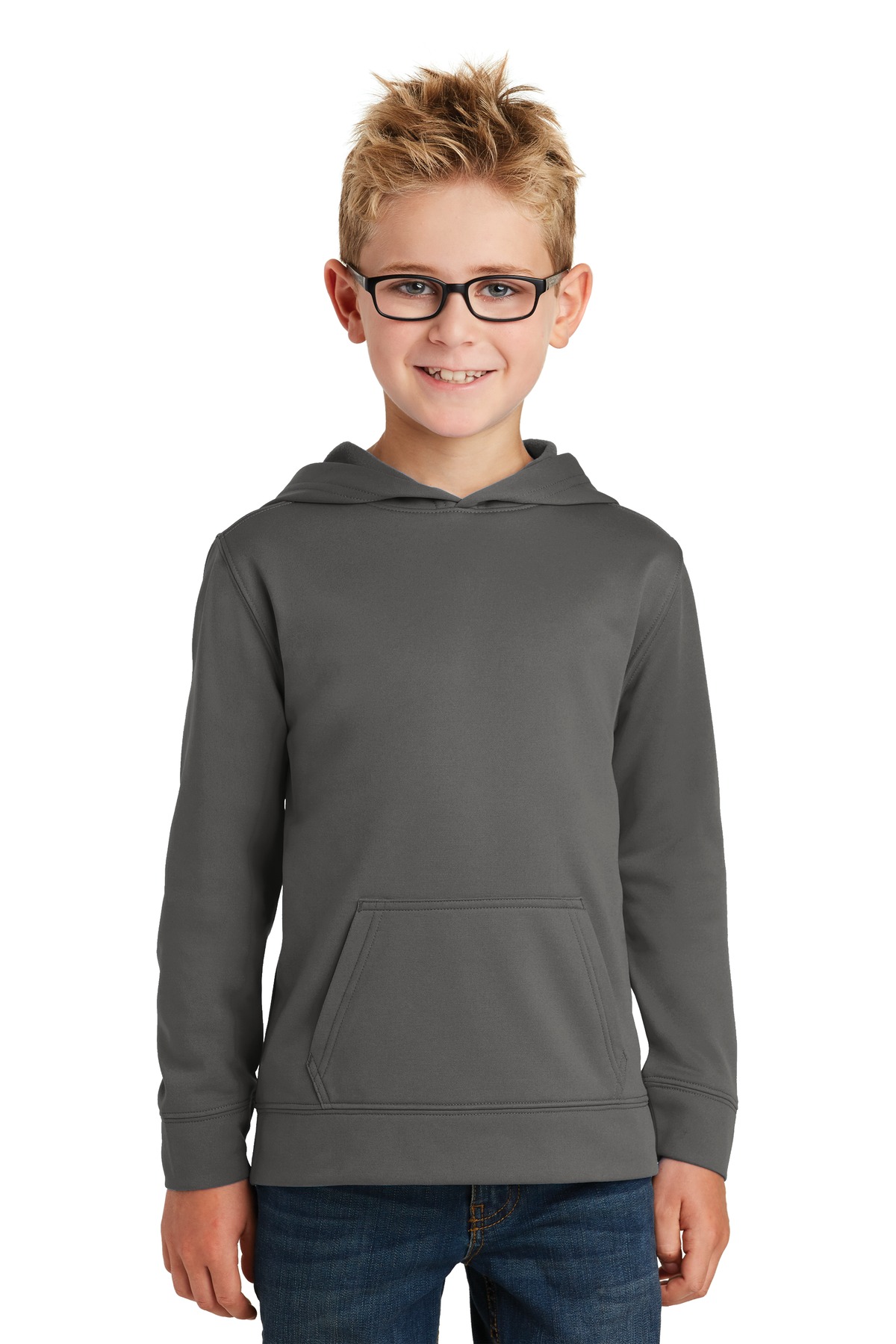Port & Company Youth Performance Fleece Pullover Hooded...