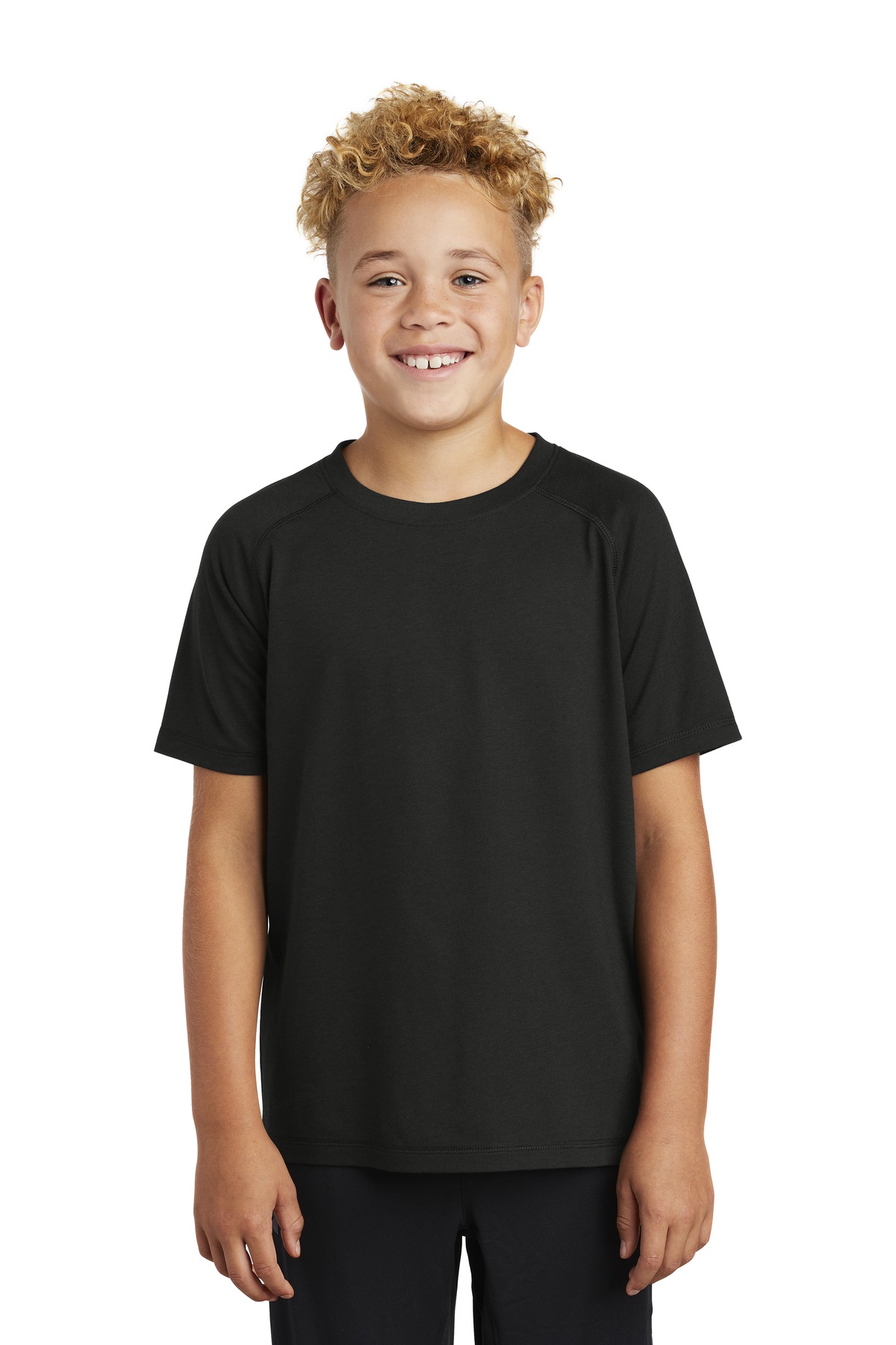 Sport-Tek Youth PosiCharge Tri-Blend Wicking Raglan...