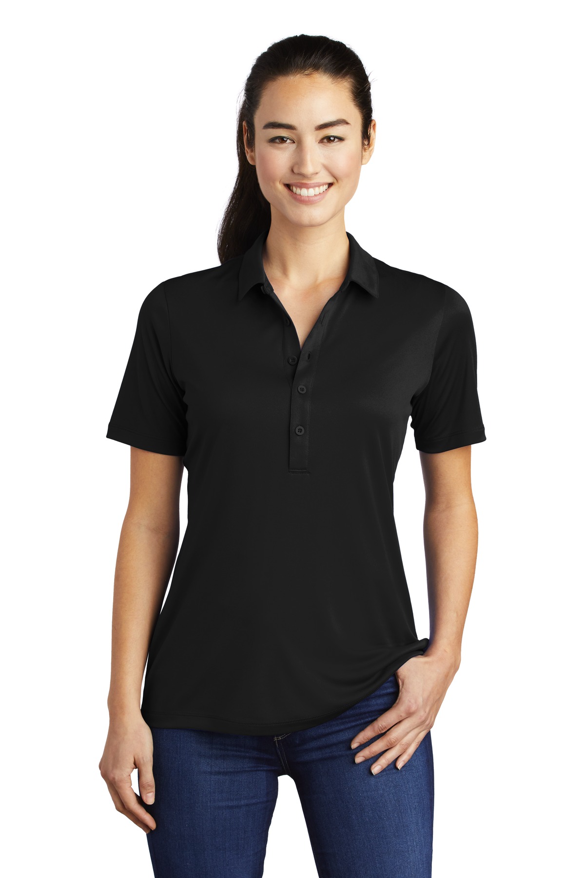 Sport-Tek Ladies Posi-UV Pro Polo. LST520