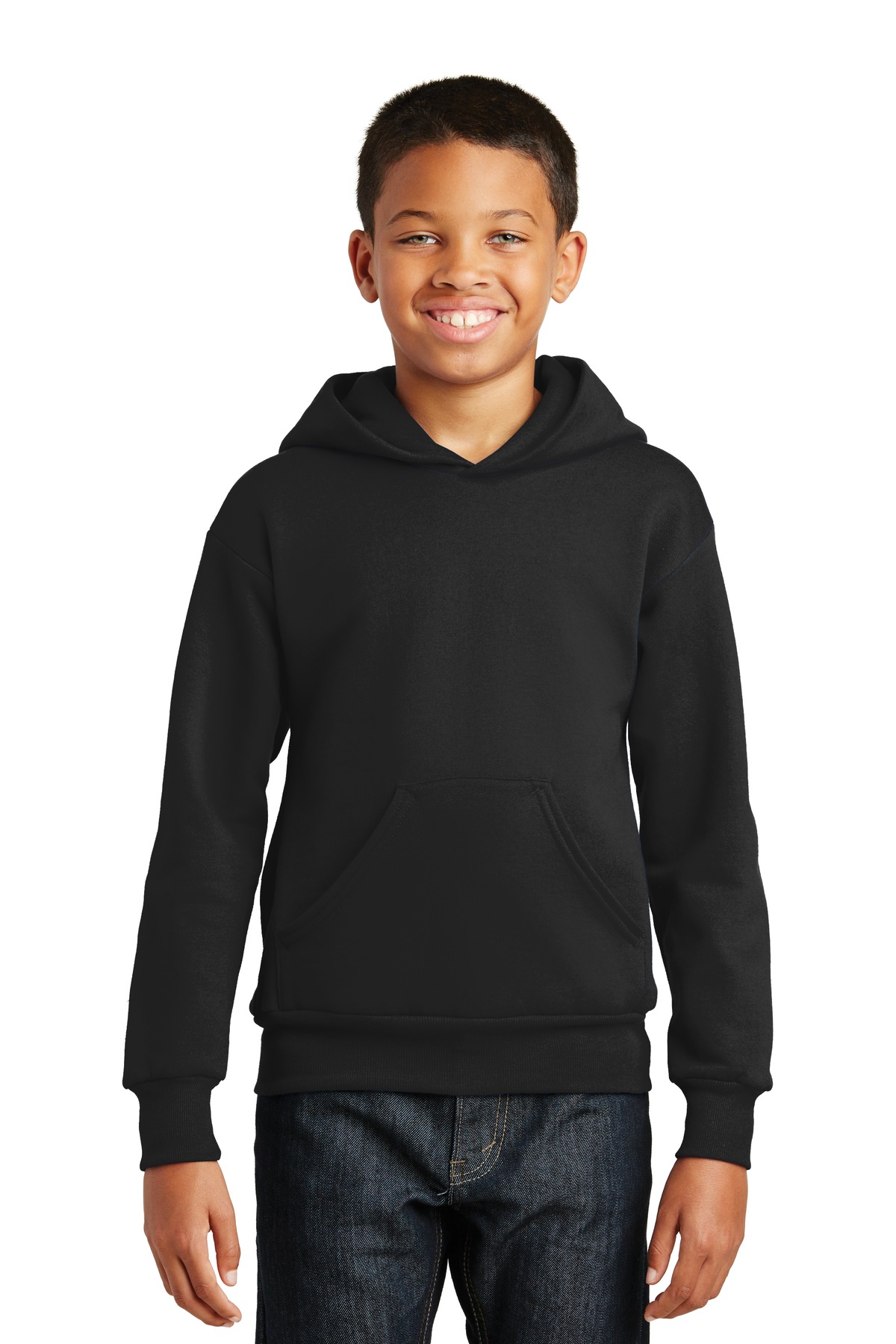 Hanes - Youth EcoSmart Pullover Hooded Sweatshirt....