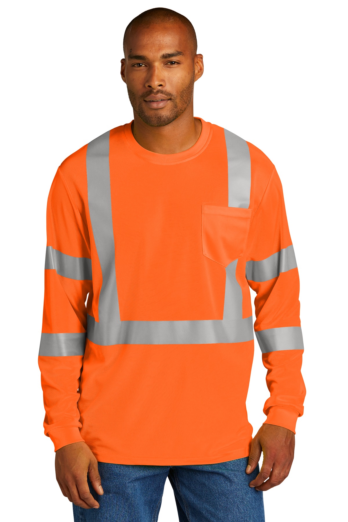 CornerStone ANSI 107 Class 3 Mesh Long Sleeve Tee....