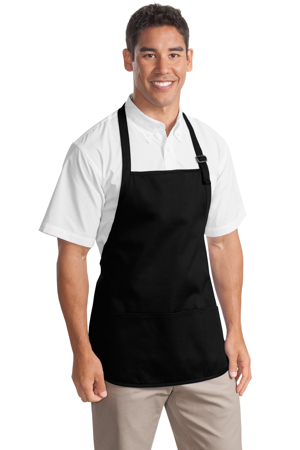 Port Authority Medium-Length Apron with Pouch Pockets....