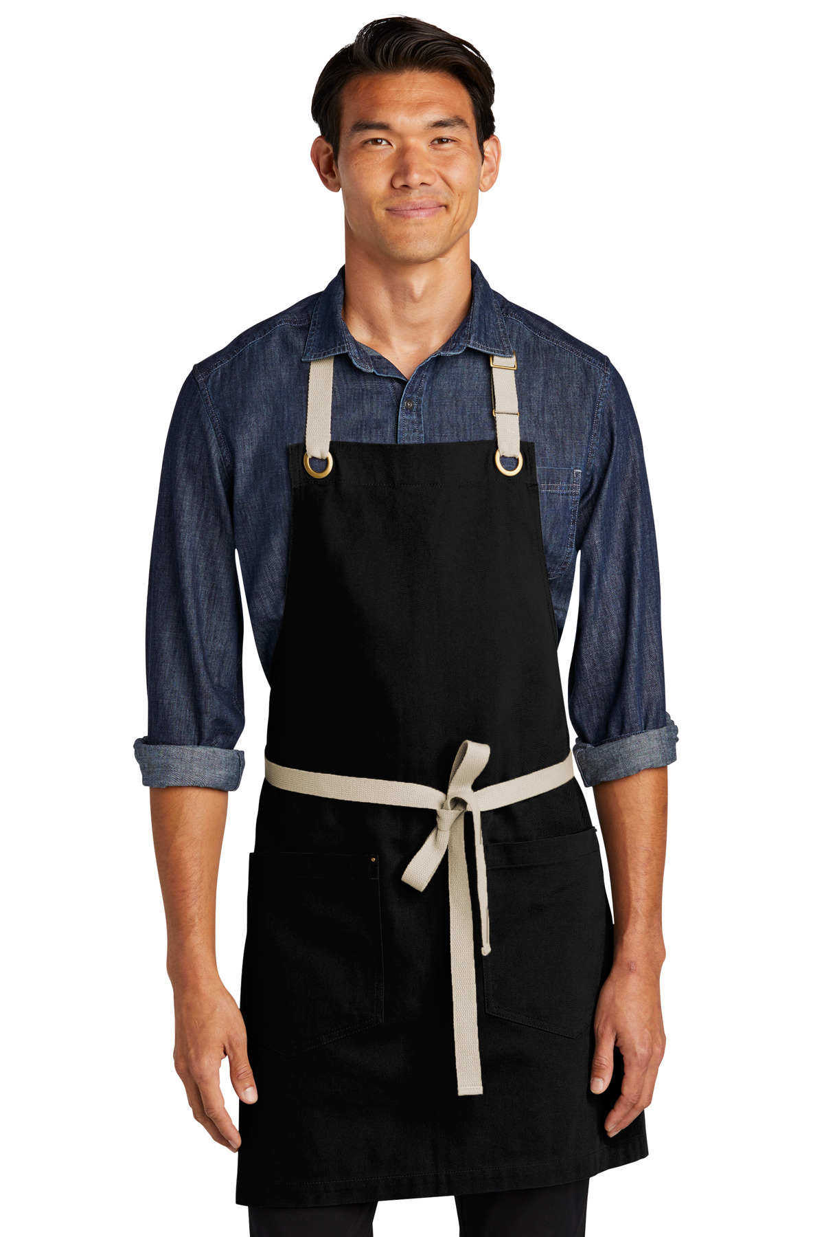 Port Authority Canvas Full-Length Two-Pocket Apron...