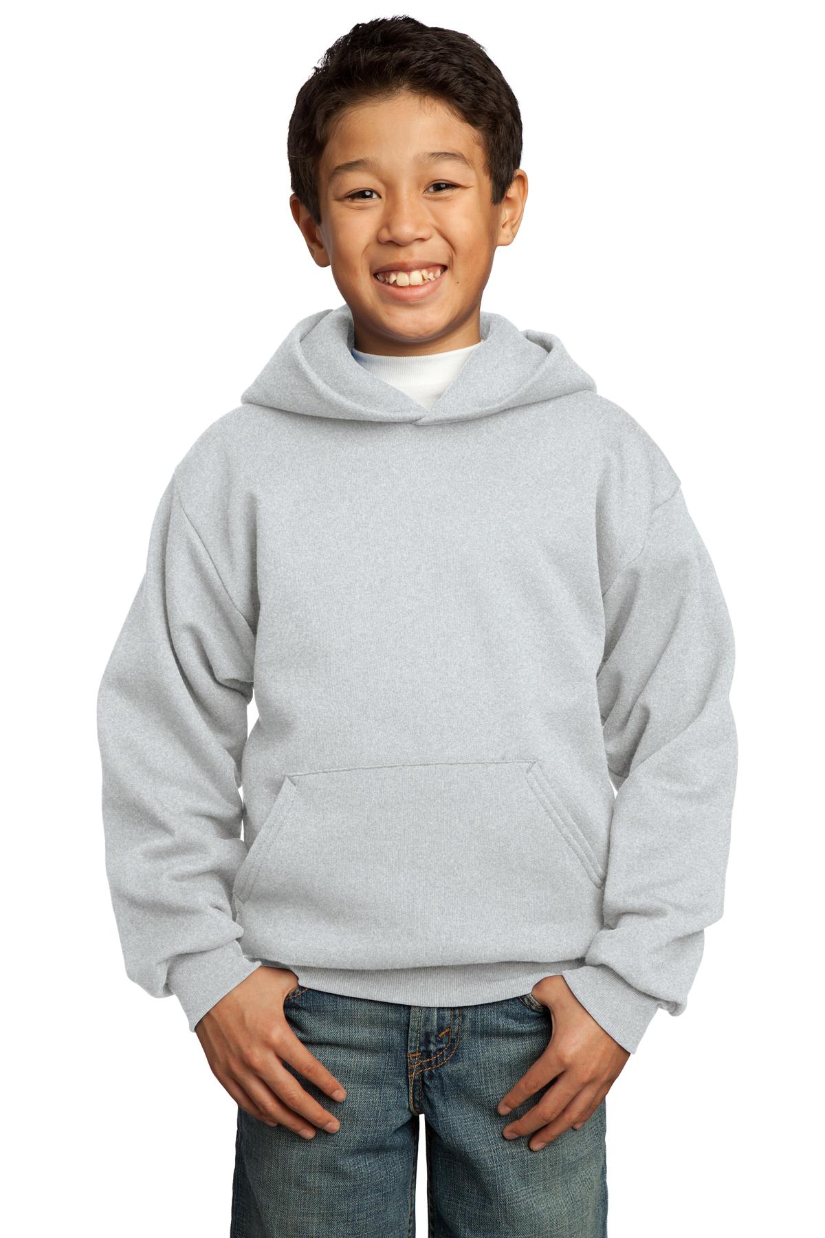 Port & Company - Youth Core Fleece Pullover Hooded...