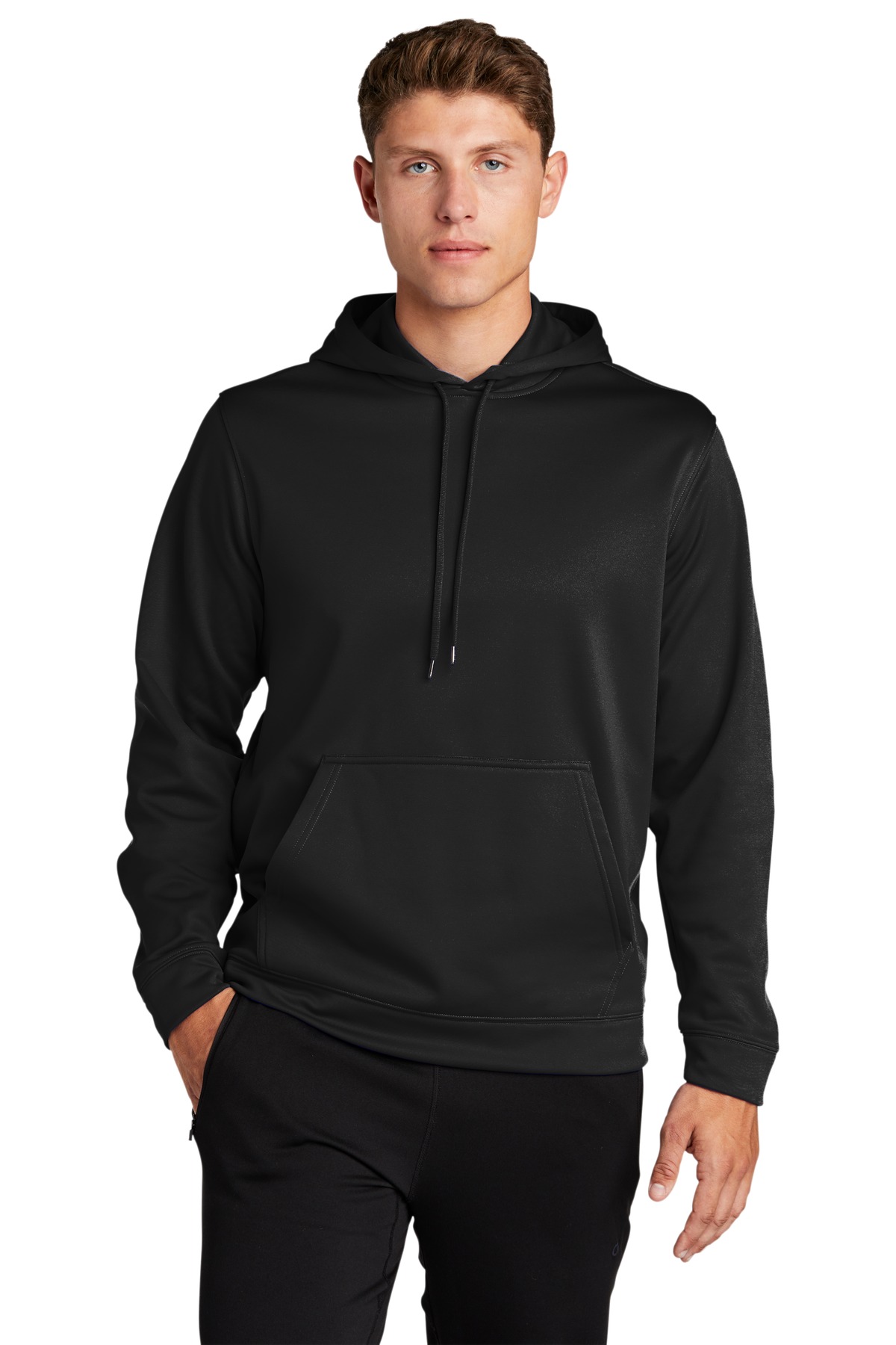 Sport-Tek Sport-Wick Fleece Hooded Pullover. F244