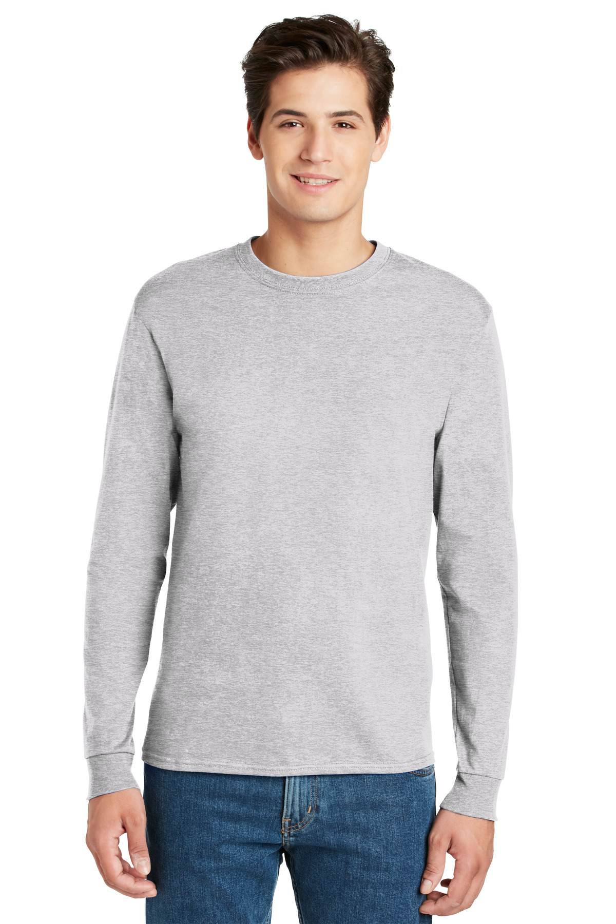 Hanes - Authentic 100% Cotton Long Sleeve T-Shirt....