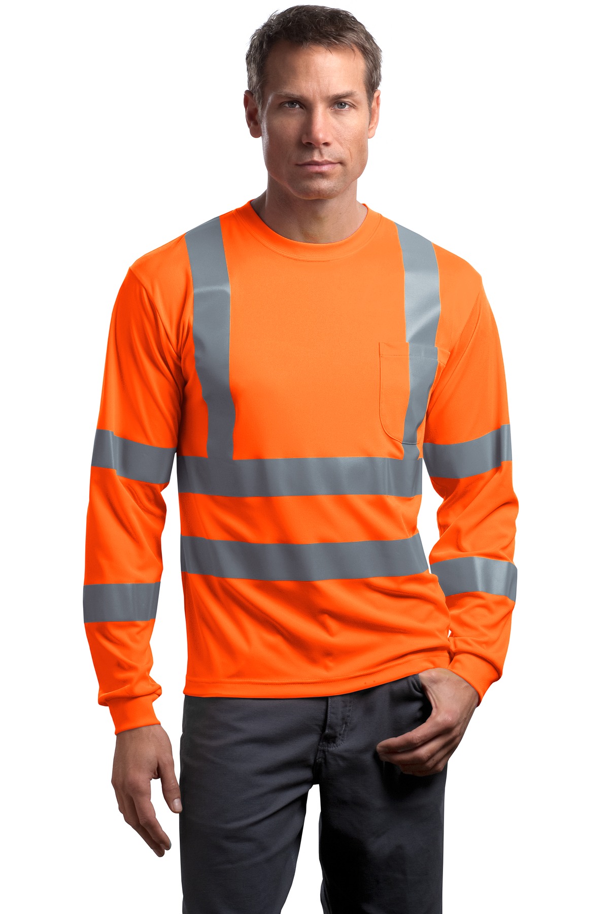 CornerStone - ANSI 107 Class 3 Long Sleeve Snag-Resistant...