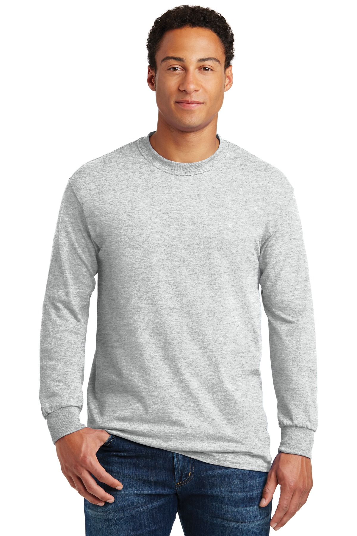 Gildan - Heavy Cotton 100% Cotton Long Sleeve T-Shirt....
