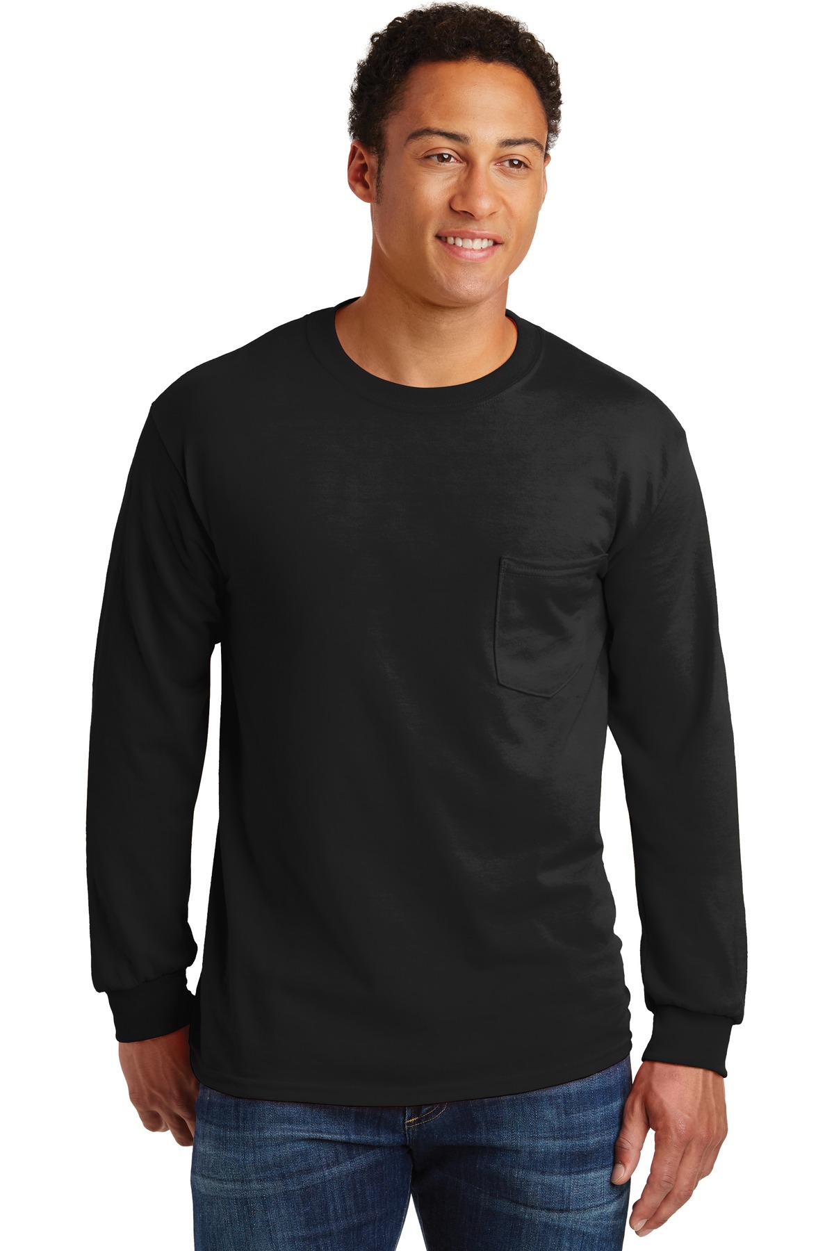 Gildan - Ultra Cotton 100% US Cotton Long Sleeve T-Shirt...