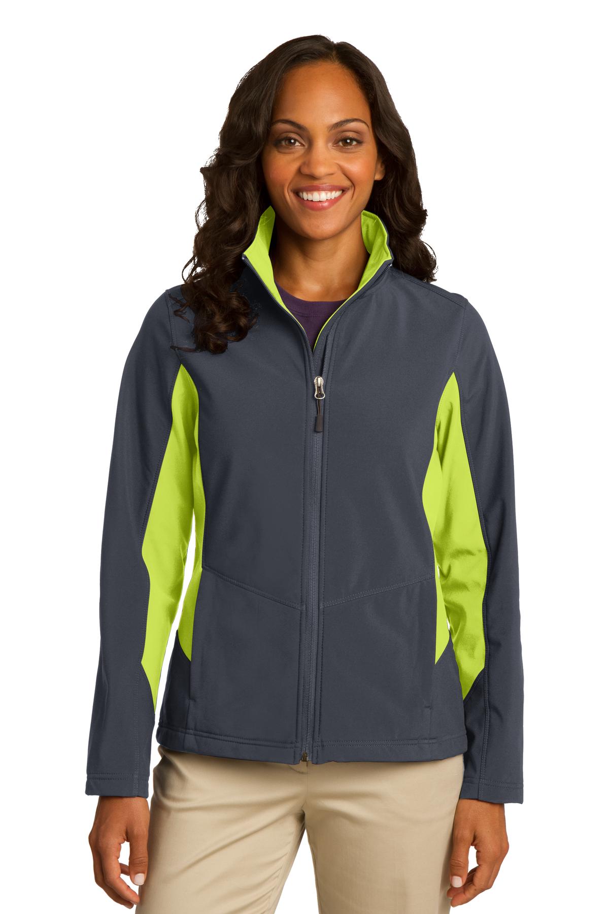 Port Authority Ladies Core Colorblock Soft Shell Jacket....