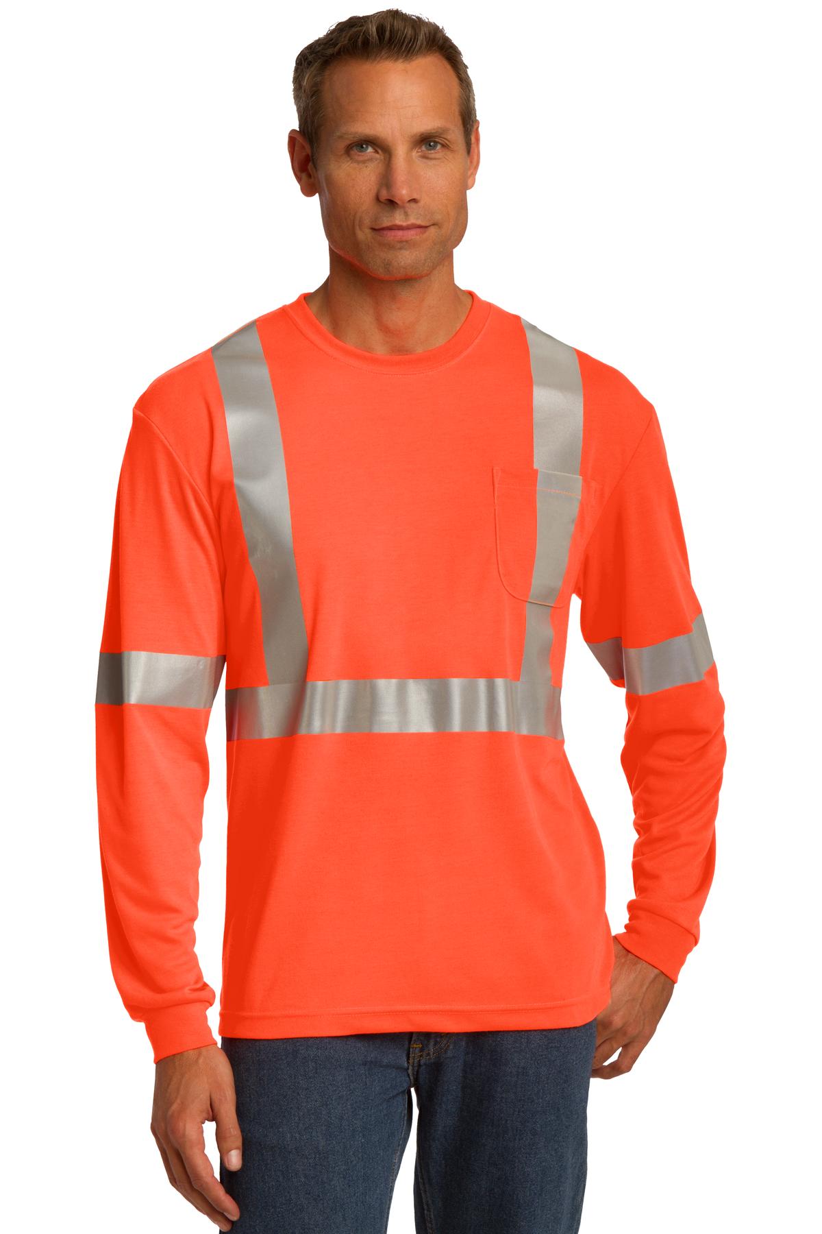 CornerStone ANSI 107 Class 2 Long Sleeve Safety T-Shirt....