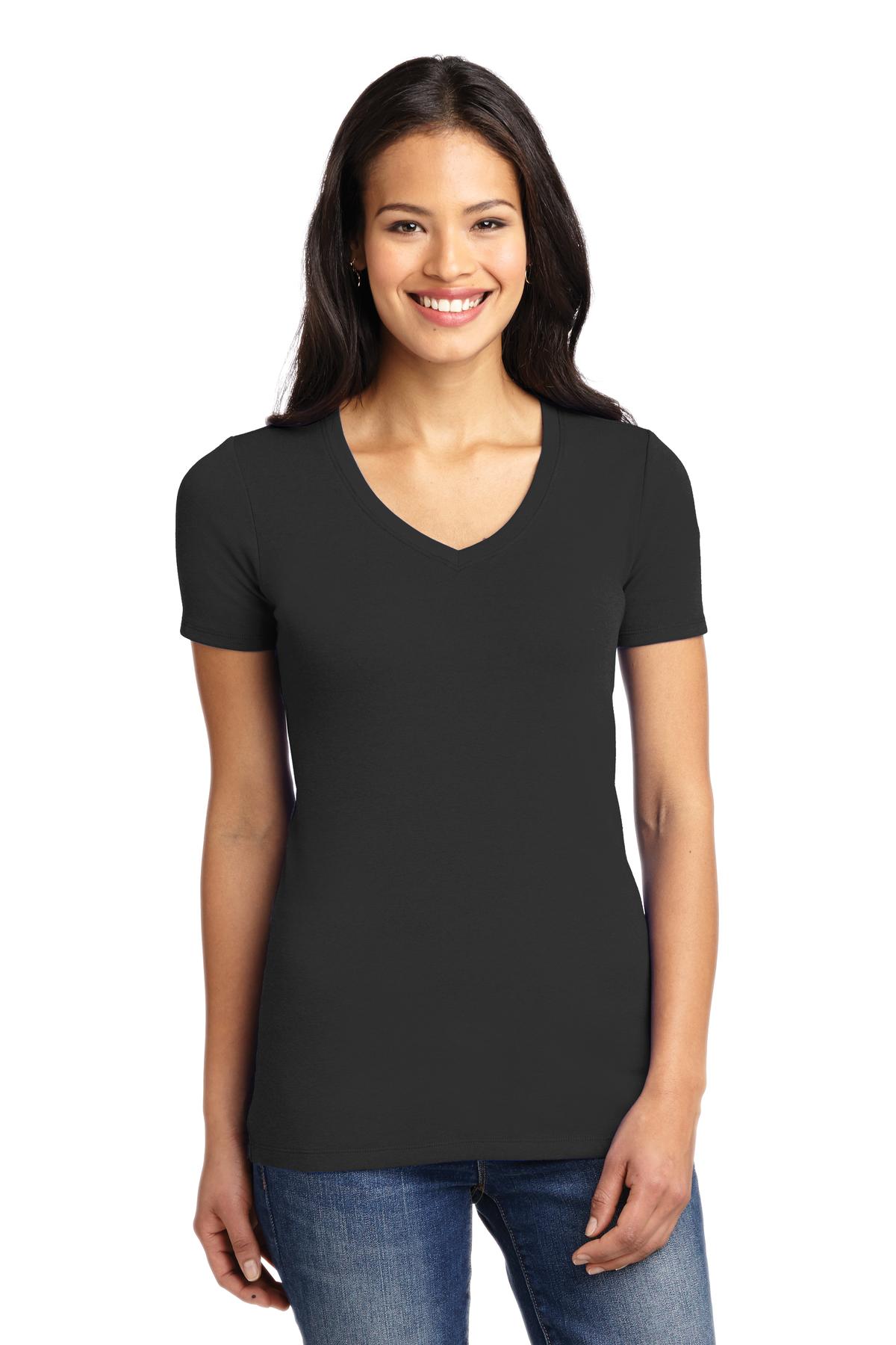 Port Authority Ladies Concept Stretch V-Neck Tee. LM1005