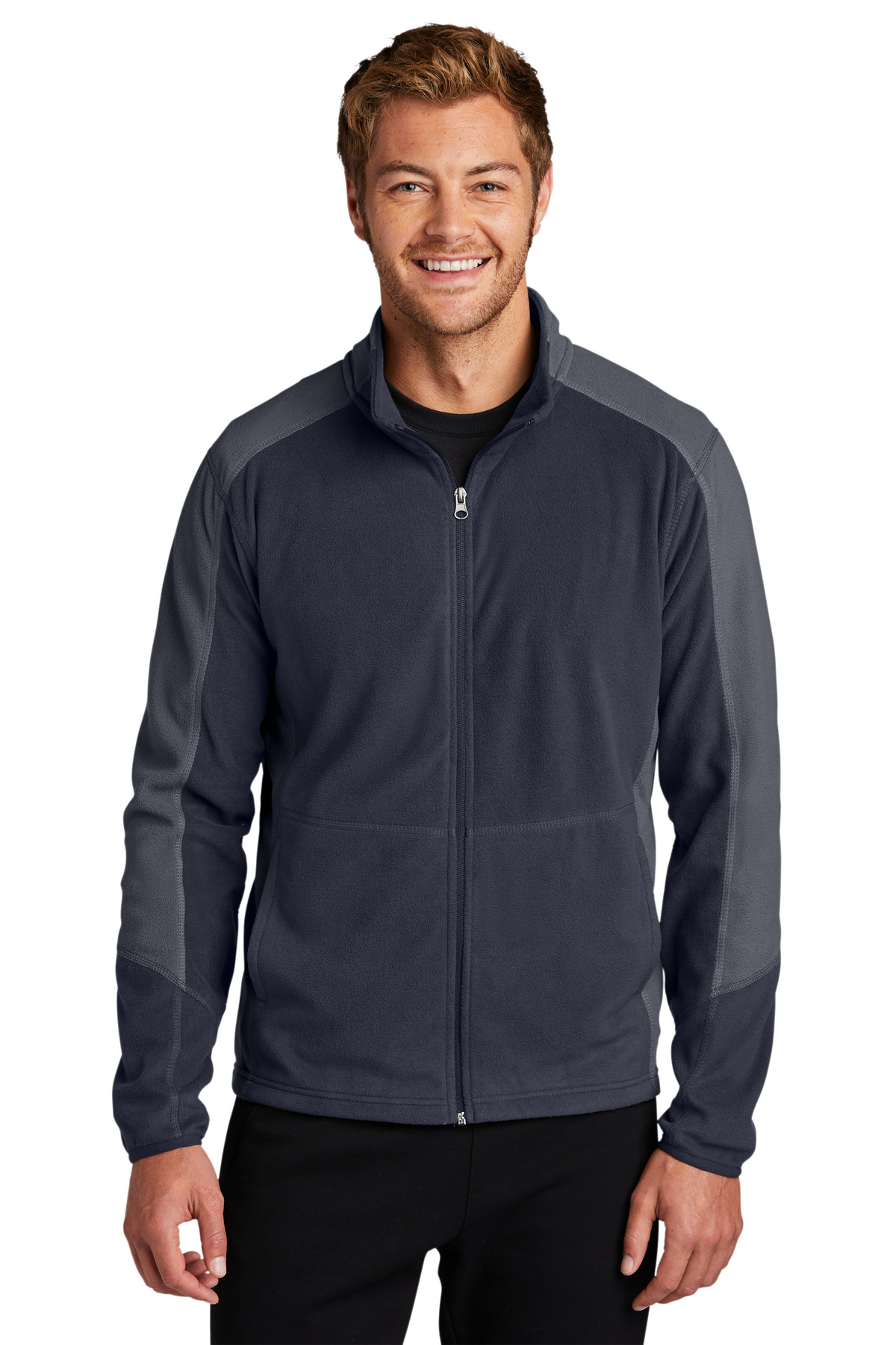 Port Authority Colorblock Microfleece Jacket. F230