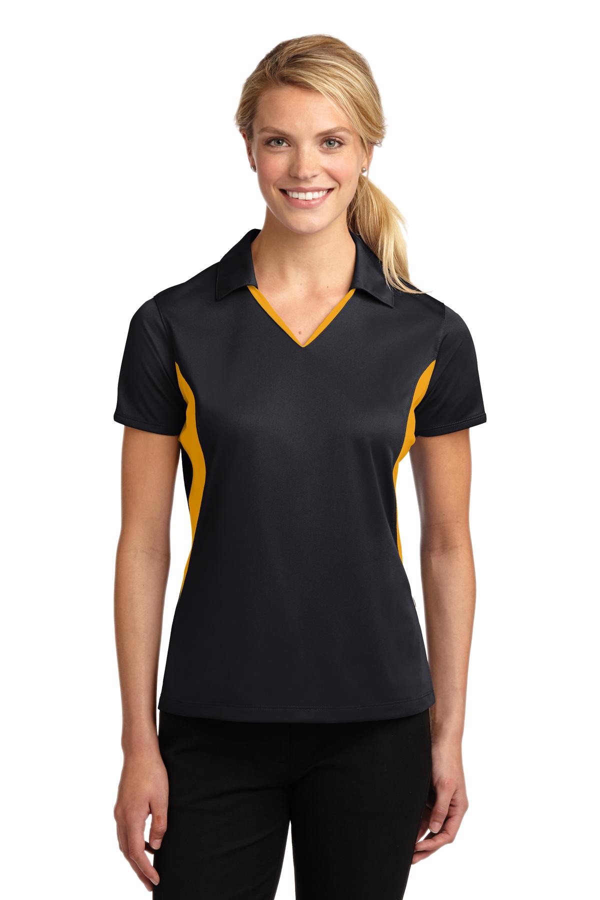 Sport-Tek Ladies Side Blocked Micropique Sport-Wick...